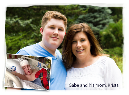 When Gabe's life hung in the balance, you made sure he had the best possible care